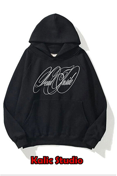 Kalic Studio y2k vintage oversize sweatshirt siyah