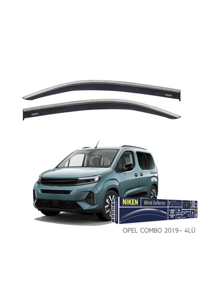 Niken Opel Combo Kromlu Cam Rüzgarlığı 2li Set 2019 ve Üstü