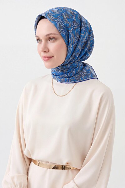 Silk Home Soft Scarf Vintage Flow Blue