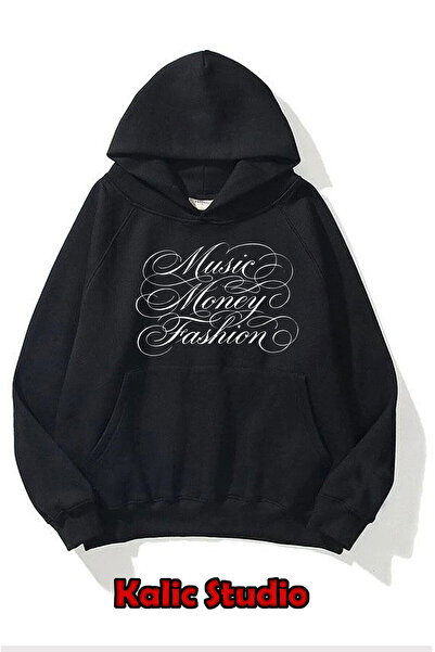 Kalic Studio Y2K Vintage Oversized Sweatshirt Black