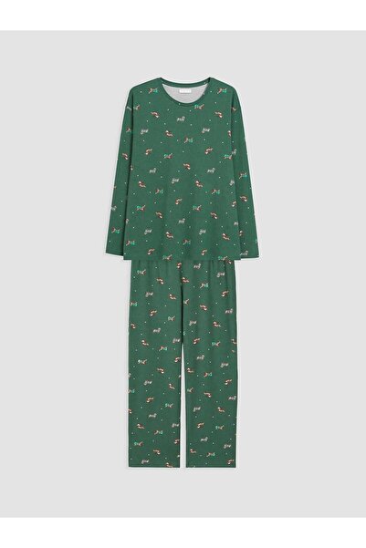 LC Waikiki Christmas Themed Women's Pajama Set (W6)