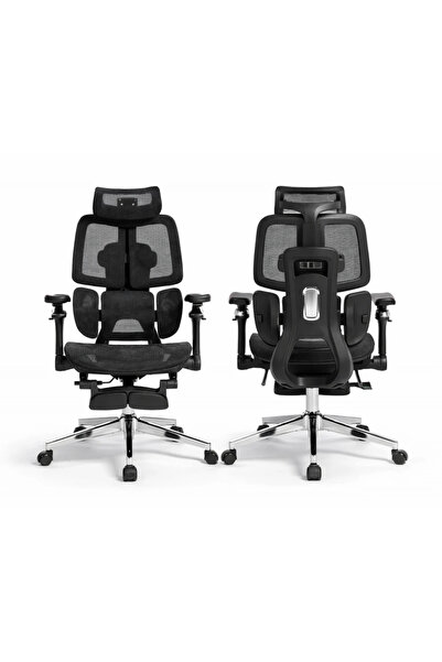 Topscaune DeluxStar T10 Premium – Scaun ergonomic, cotiere 6D ultra moi, Supo...