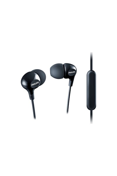 SHE3555BK Kablolu Kulak İçi Mikrofonlu Kulaklık - Siyah