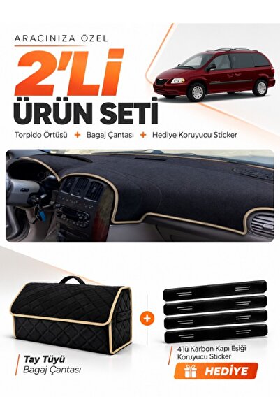 e-biz Chrysler Grand Voyager (2002-2006) Compatible Glove Box Cover + Tay Fea...