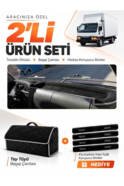 e-biz Mitsubishi Canter Fe639 (1996-2005) Compatible Glove Box Cover + Tay Tü...