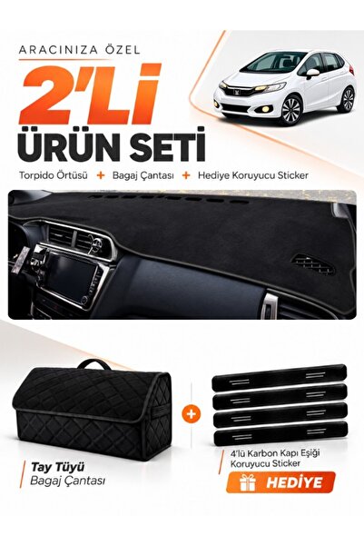 e-biz Honda Jazz (2018-2020) Compatible Glove Box Cover + Thai Feather Trunk ...