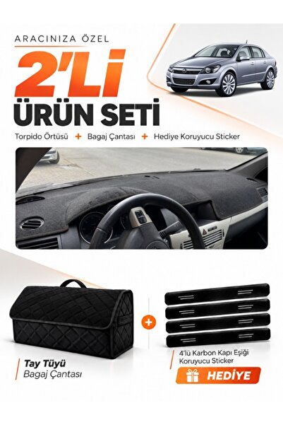 e-biz Opel Astra H (2003-2014) Compatible Dashboard Cover + Tay Tüy Trunk Bag...