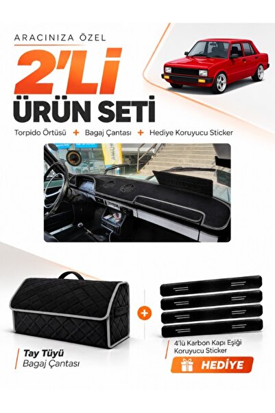 e-biz Tofaş Serçe (1984-1995) Compatible Torpedo Cover + Thai Feather Luggage...