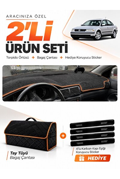 e-biz Volkswagen Passat B5 (1996-2000) Compatible Dashboard Cover + Tay Tüy T...