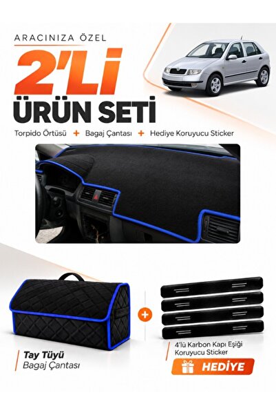 e-biz Skoda Fabia (1999-2006) Compatible Dashboard Cover + Tay Feather Trunk ...