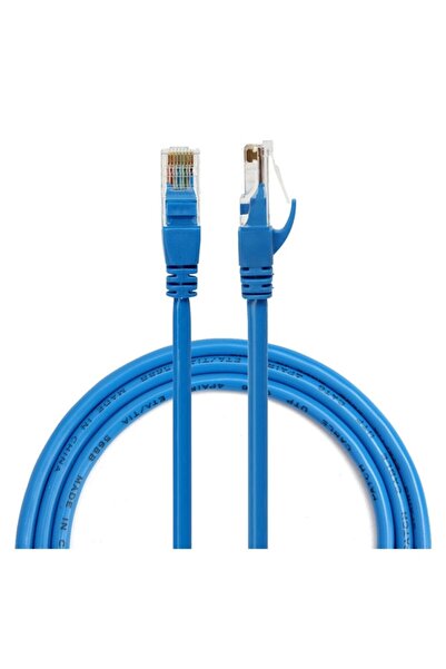 OEM Cablu de rețea UTP Cat 5e, albastru, lungime 20m, cablu patch de internet...