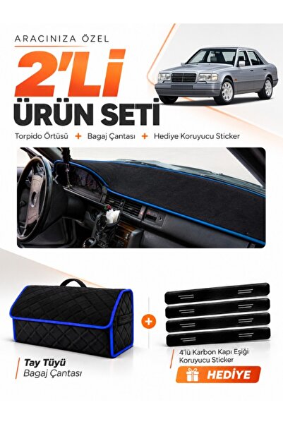 e-biz Mercedes W124 (1984-1995) Compatible Dashboard Cover + Tay Feather Trun...