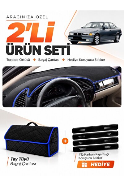 e-biz Bmw E36 (1990-2000) Compatible Dashboard Cover + Thai Feather Trunk Bag...