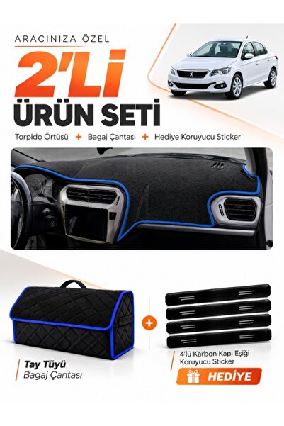 e-biz Peugeot 301 (2012-2022) Compatible Dashboard Cover + Tay Feather Trunk ...