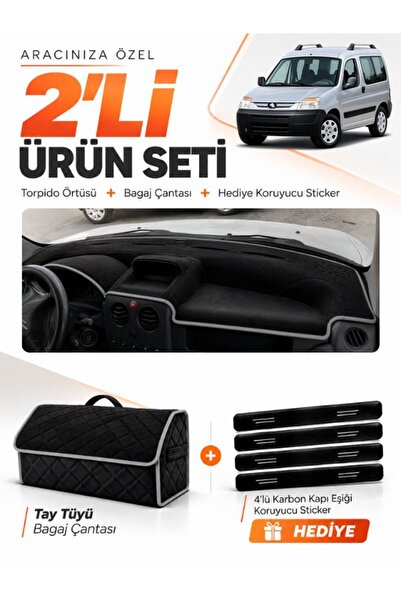 e-biz Peugeot Partner (2002-2008) Compatible Glove Box Cover + Thai Feather T...