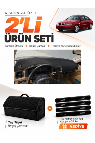 e-biz غطاء توربيدو متوافق مع ROVER 45 (1999-2005) + حقيبة أمتعة من الريش التا...