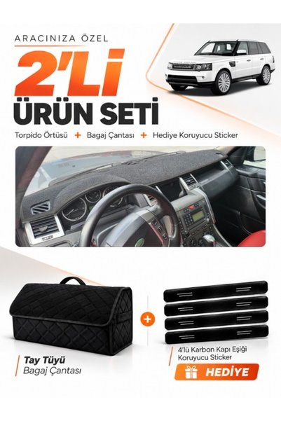 e-biz Land Rover Range Rover Sport (2005-2013) Compatible Dashboard Cover + T...