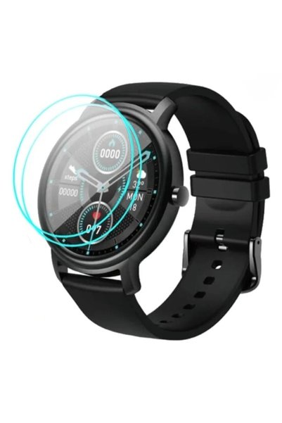 OEM Set of 2 tempered glass screen protectors for smartwatch, 2.5D, 9H, compa...