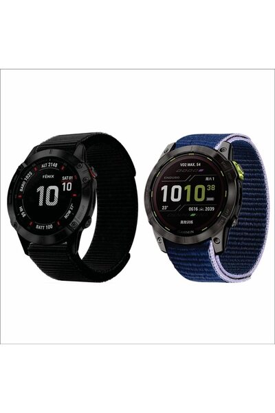 OEM Set de 2 curele universale din nailon pentru smartwatch, compatibile cu G...