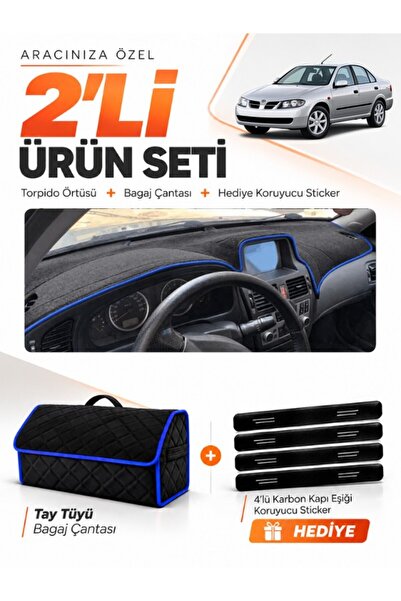e-biz Nissan Almera Screened (2000-2006) Compatible Glove Box Cover + Thai Fe...