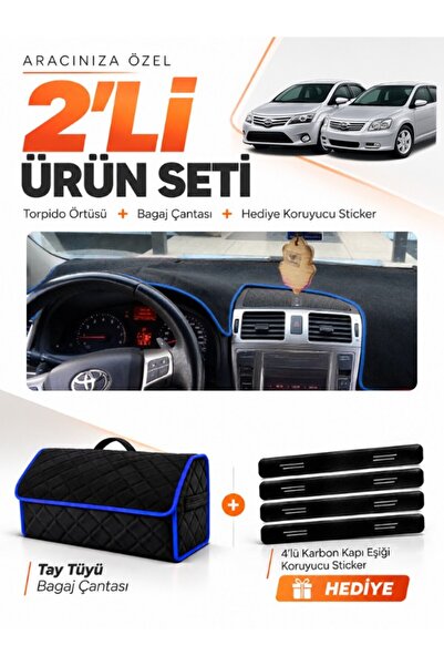 e-biz Toyota Avensis T270 (2009-2015) Compatible Glove Box Cover + Tay Tüy Lu...