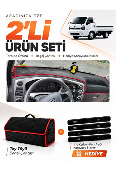e-biz Kia Bongo (2004-2019) Compatible Torpedo Cover + Thai Feather Luggage B...