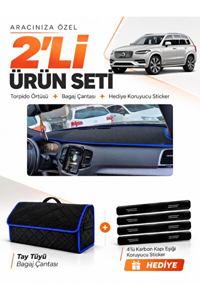 e-biz Volvo Xc-90 (2015-2024) Compatible Dashboard Cover + Tay Feather Trunk ...