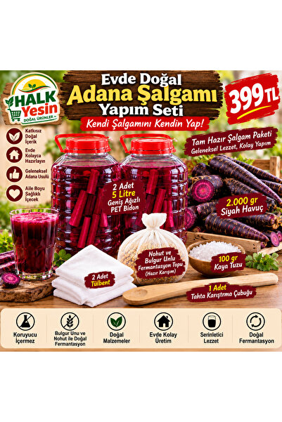Genel Markalar Adana Şalgami Yapım Seti 10LT