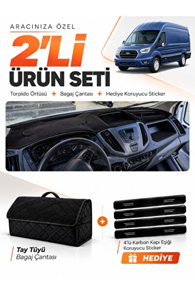 e-biz Ford Transit (2015-2022) Compatible Glove Box Cover + Tay Feather Lugga...