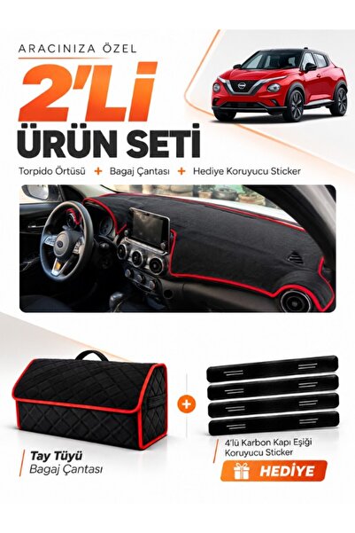 e-biz Nissan Juke (2020-2023) Compatible Glove Box Cover + Tay Feather Trunk ...