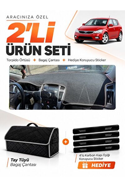 e-biz Kia Ceed (2006-2012) Compatible Torpedo Cover + Thai Feather Trunk Bag ...