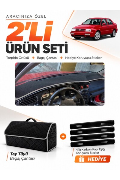 e-biz Volkswagen Vento (1992-1998) Compatible Dashboard Cover + Tay Feather T...