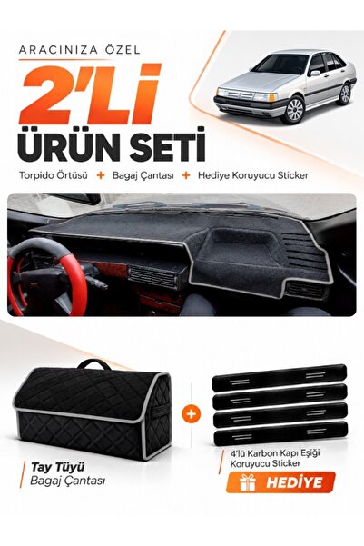 e-biz Fiat Tempra (1992-1997) Analog Console Compatible Dashboard Cover + Tay...