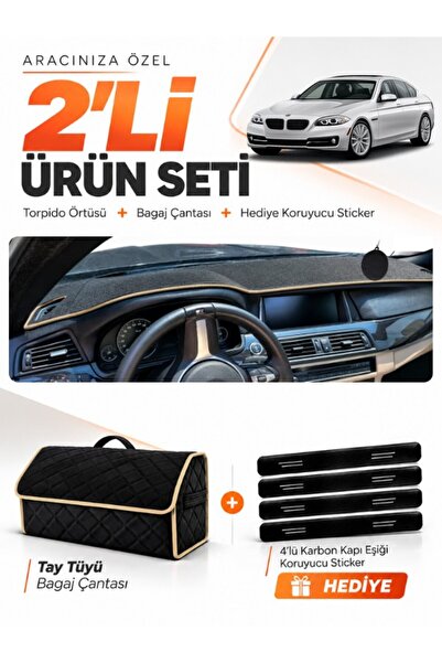 e-biz Bmw F10 (2010-2017) Compatible Dashboard Cover + Thai Feather Trunk Bag...