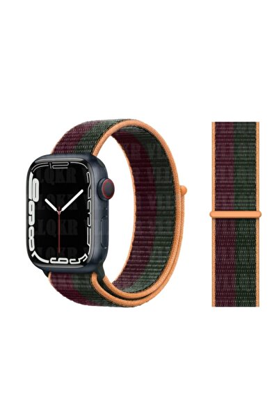 OEM Curea de smartwatch din nailon compatibilă cu Apple Watch 1/2/3/4/5/6/7/S...