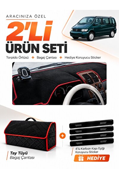 e-biz Mercedes Vito W638 (1996-2003) Compatible Glove Box Cover + Tay Tüy Lug...