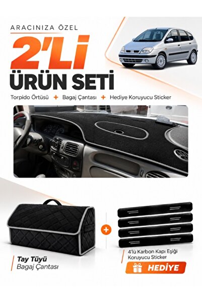 e-biz Renault Scenic 1 (1996-2003) Compatible Glove Box Cover + Tay Feather T...