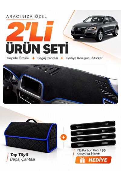 e-biz Audi Q5 (2008-2017) Compatible Glove Box Cover + Thai Feather Trunk Bag...