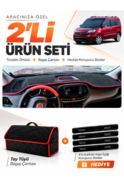 e-biz Fiat Doblo (2015-2023) Compatible Dashboard Cover + Tay Feather Luggage...