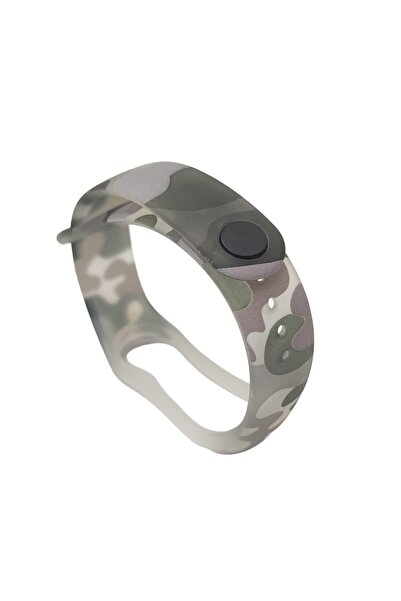 OEM Transparent silicone strap for Xiaomi Mi Band 5 / 6 / 7 smartwatch, Army ...