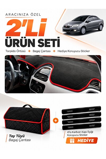 e-biz Fiat Linea Urban (2015-2021) Compatible Dashboard Cover + Thai Feather ...