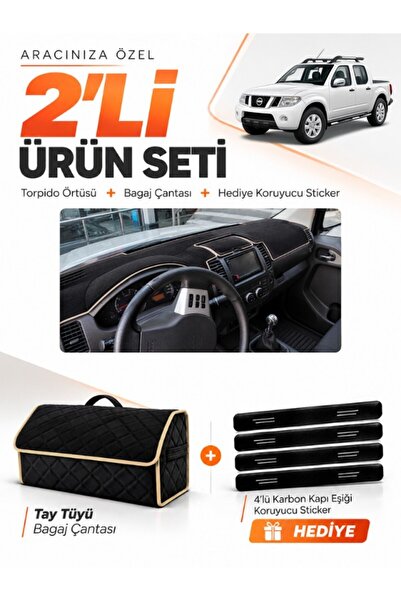 e-biz Nissan Navara (2005-2015) Compatible Glove Box Cover + Tay Feather Trun...