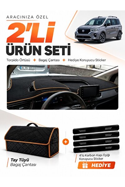 e-biz Nissan Townstar (2025-Later) Compatible Torpedo Cover + Thai Feather Tr...