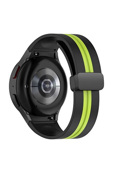 OEM Curea de ceas bicoloră cu cataramă D, compatibilă cu Samsung Galaxy Watch...