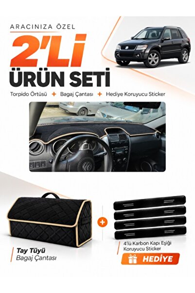 e-biz Suzuki Grand Vitara (2006-2012) Compatible Glove Box Cover + Tay Tüy Lu...