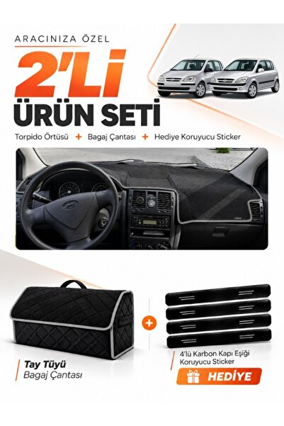 e-biz Hyundai Getz (2002-2011) Compatible Glove Box Cover + Tay Tüy Luggage B...