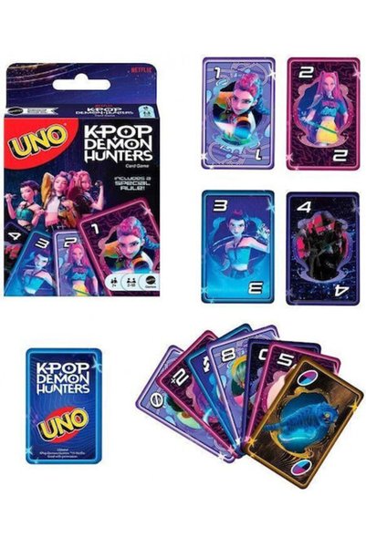 mattel Επιτραπέζιο Παιχνίδι Uno K-POP Demon Hunters για 2-10 Παίκτες 7+ Ετών ...