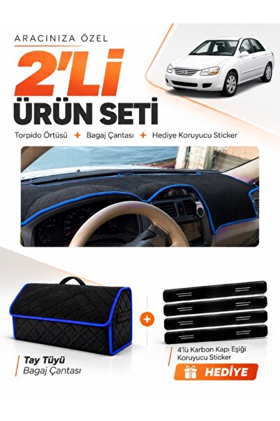 e-biz Kia Cerato (2004-2008) Compatible Torpedo Cover + Thai Feather Trunk Ba...