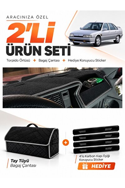 e-biz Renault 21 Concorde (1990-1996) Compatible Glove Box Cover + Tay Tüy Lu...