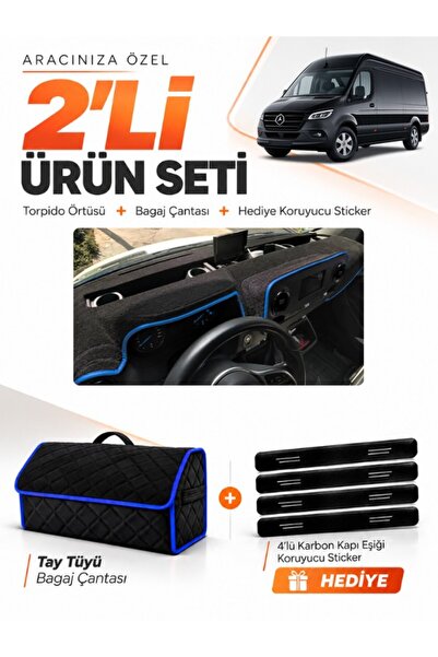 e-biz Mercedes Spri̇nter W907-W910 (2018-2026) Compatible Dashboard Cover + T...